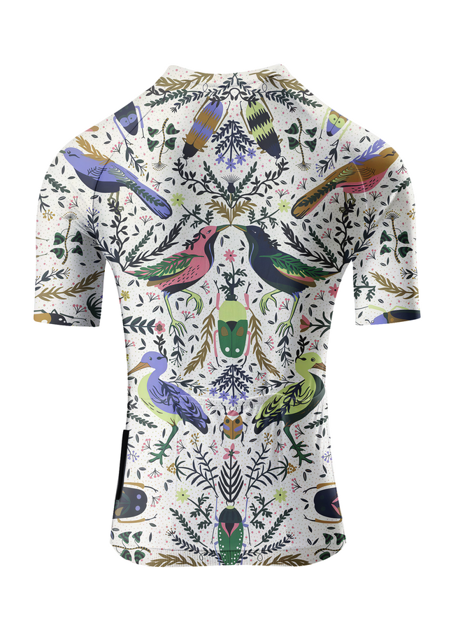 RockBros Women's "Aviary Symmetry" All-Weather Bio-Art Pro Aero Jersey