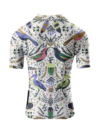 RockBros Women's "Aviary Symmetry" All-Weather Bio-Art Pro Aero Jersey