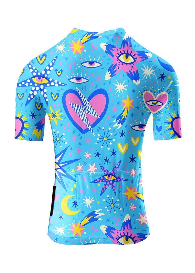 ROCKBROS Women's "Cosmic Vision" Indie Pop Art Pro Aero Jersey