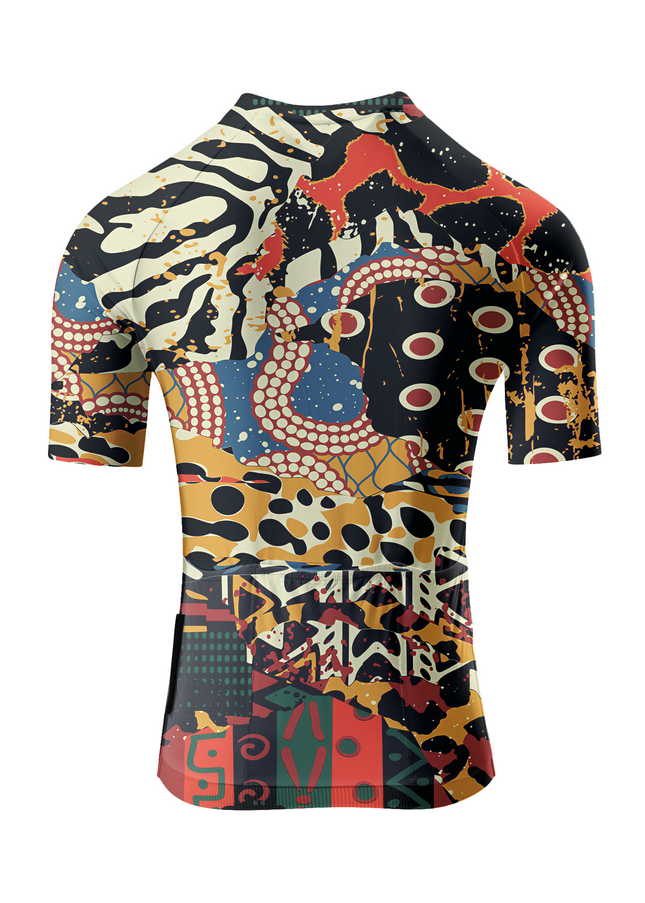ROCKBROS Women's "Wild Mosaic" All-Weather Multi-Texture Pro Aero Jersey