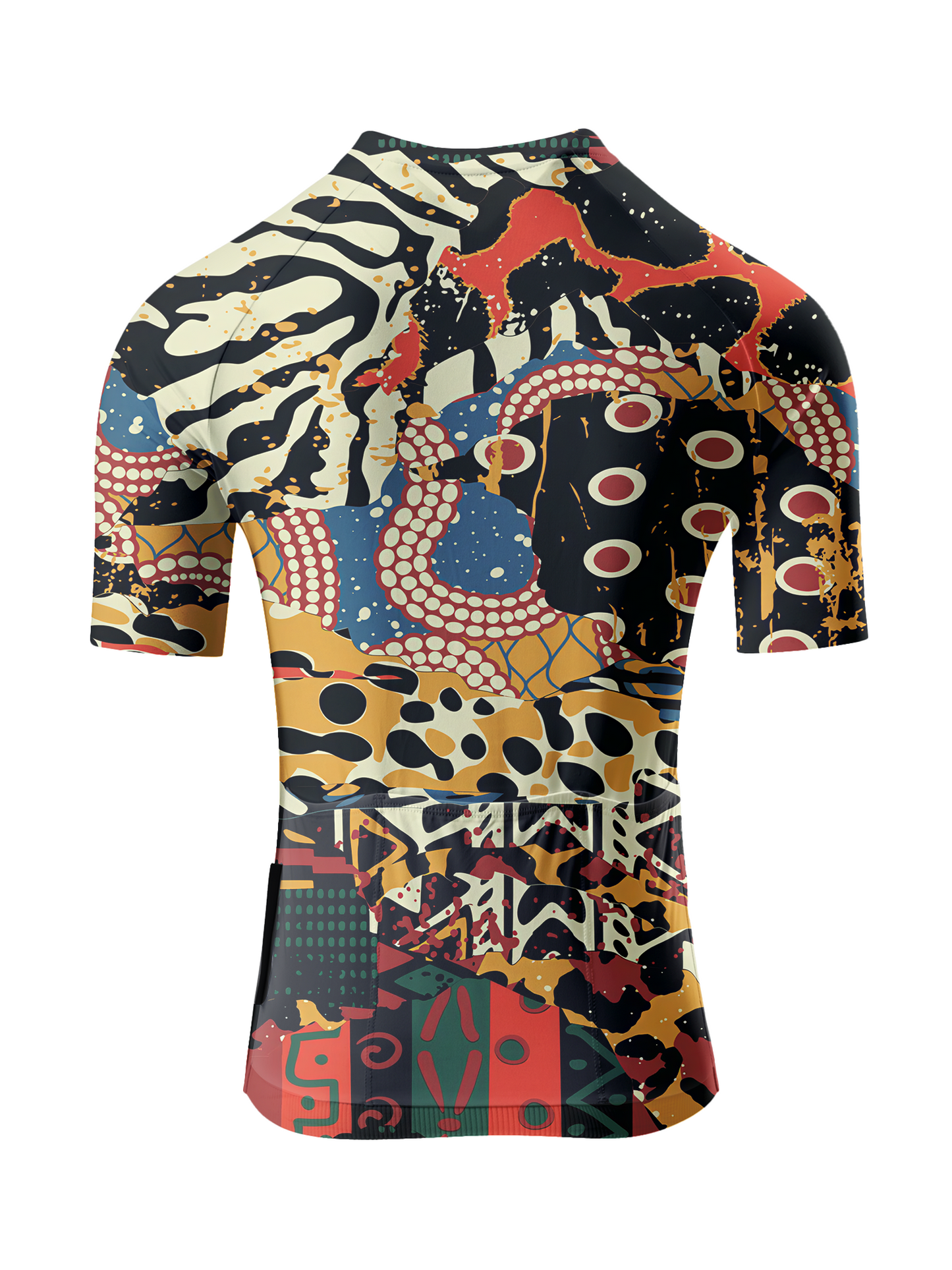ROCKBROS Women's "Wild Mosaic" All-Weather Multi-Texture Pro Aero Jersey