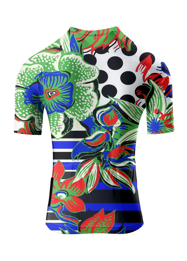 ROCKBROSWomen's "Mod-Flora" All-Weather Pop-Art Pro Aero Jersey