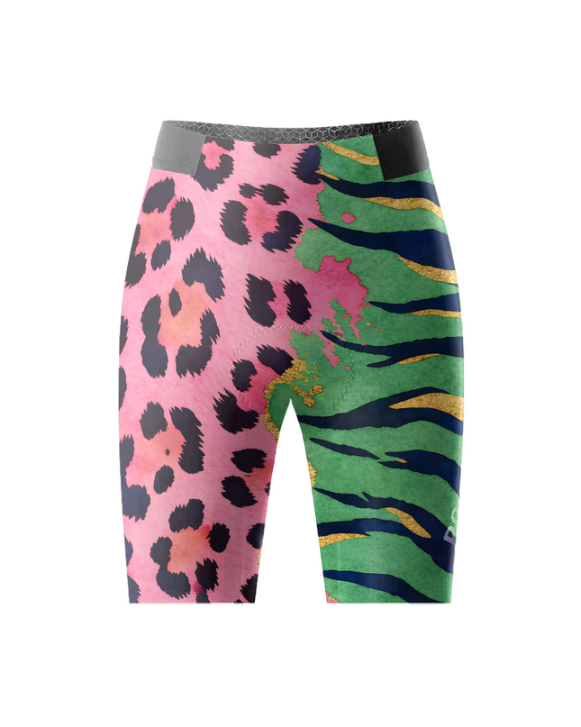 ROCKBROS Women's "Pink Safari" Tropical Wild Art Pro Aero Jersey