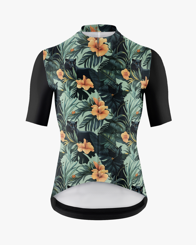 Men’s Jungle Floral & Panther Cycling Jersey