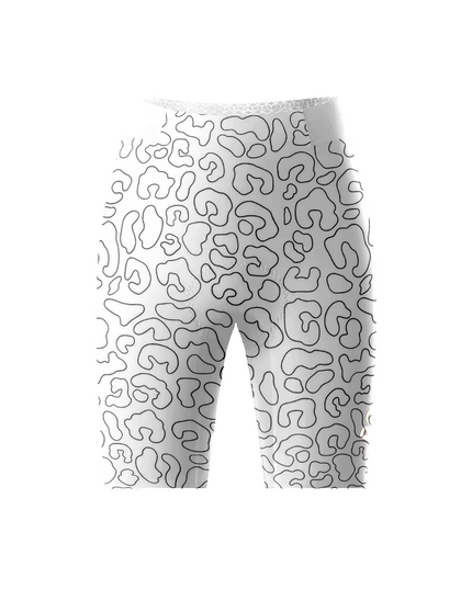 ROCKBROS Women's Linear Safari All-Weather Minimalist Leopard Cycling Shorts