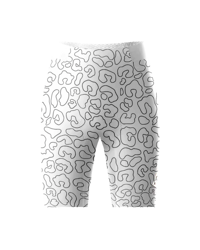 ROCKBROS Women's Linear Safari All-Weather Minimalist Leopard Cycling Shorts
