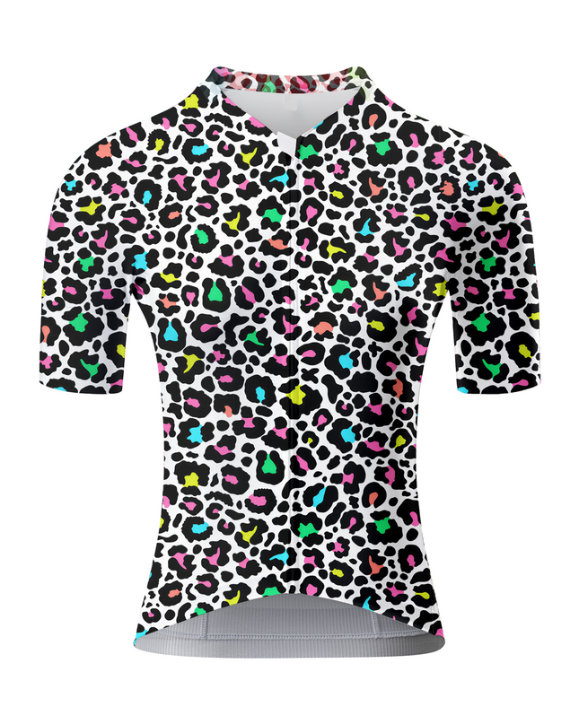 ROCKBROS Women's "Electric Cheetah" All-Weather Artistic Pro Aero Jersey