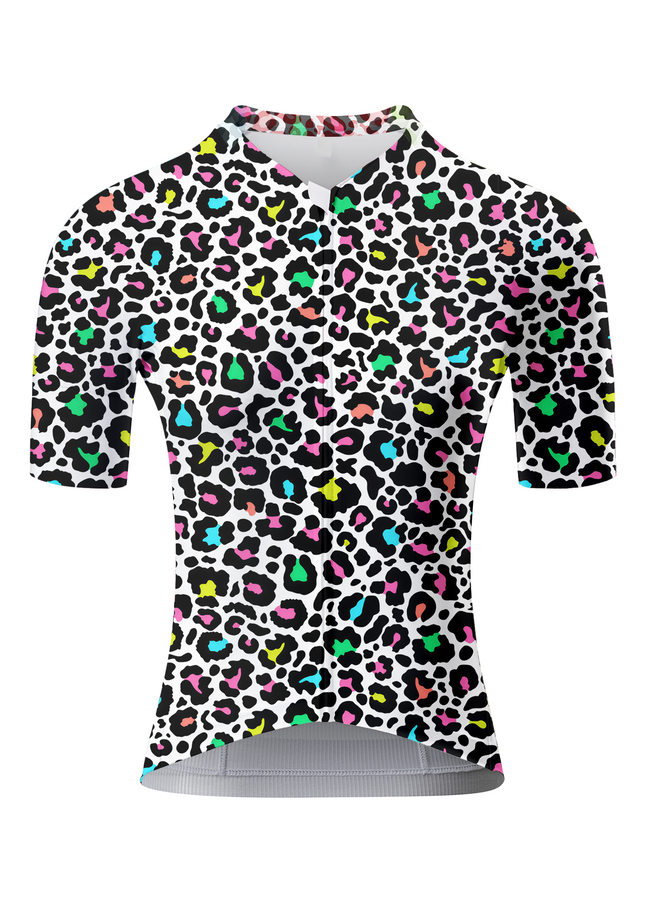 ROCKBROS Women's "Electric Cheetah" All-Weather Artistic Pro Aero Jersey