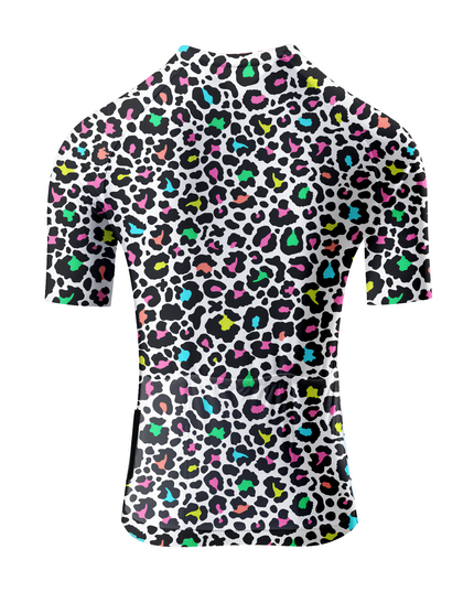 ROCKBROS Women's "Electric Cheetah" All-Weather Artistic Pro Aero Jersey