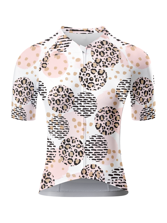 ROCKBROS Women's "Pastel Speckle" All-Weather Artistic Pro Aero Jersey