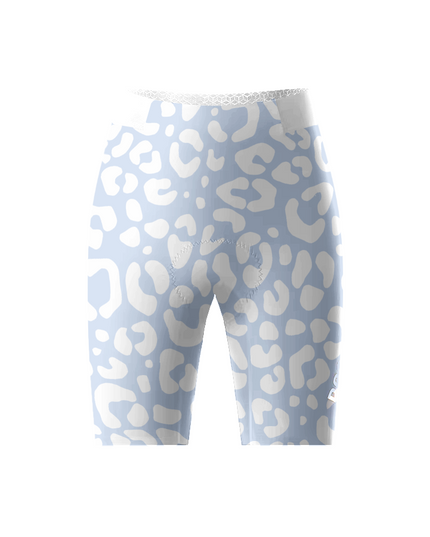 ROCKBROS Women's Glacier Aura All-Weather Soft-Tone Leopard Cycling Shorts