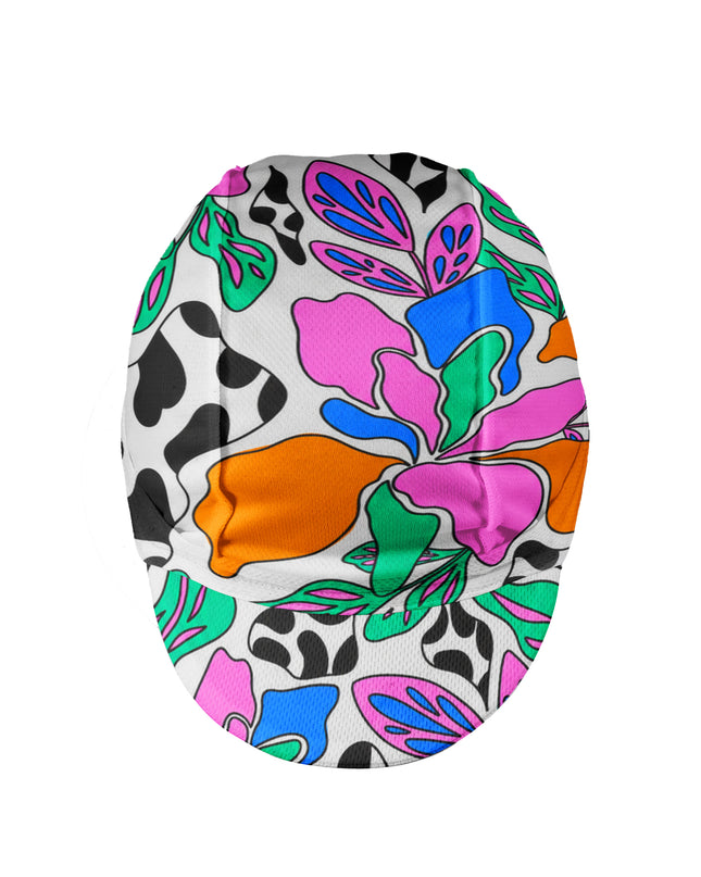 ROCKBROS Vibrant Floral Print Cycling Cap