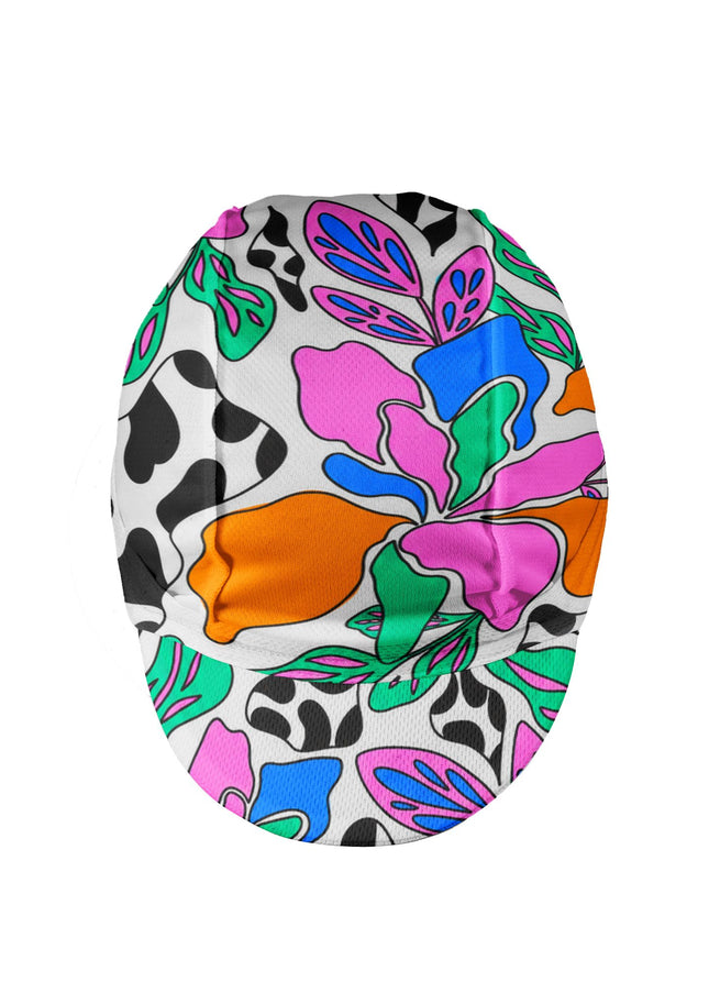 ROCKBROS Vibrant Floral Print Cycling Cap