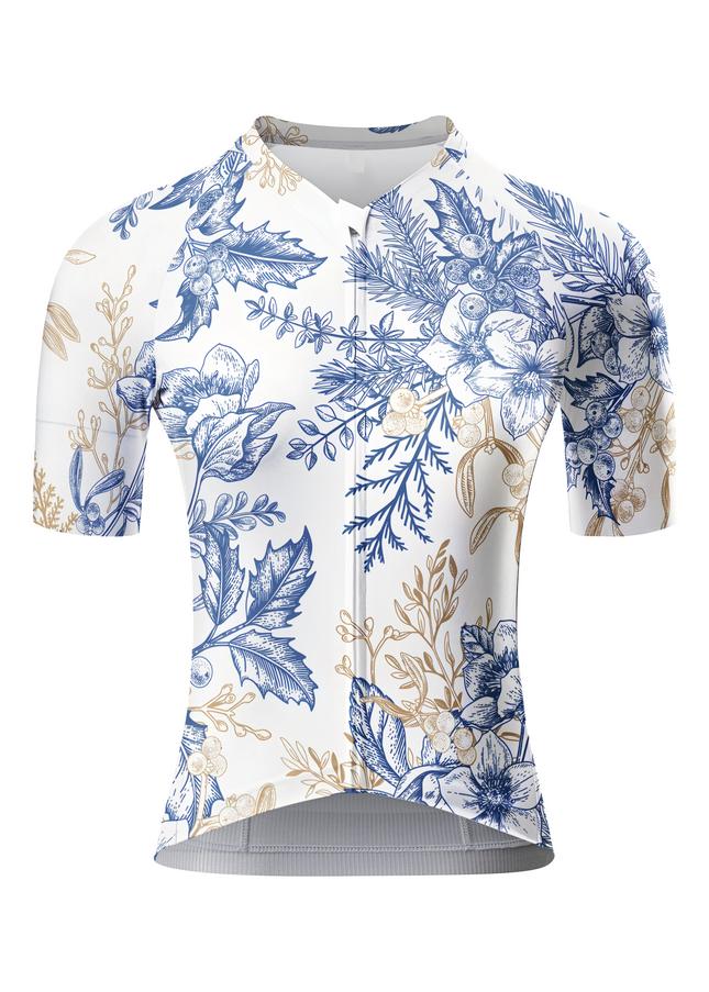 ROCKBROS Women's "Winter Willow" Sketch Botanical Pro Aero Jersey