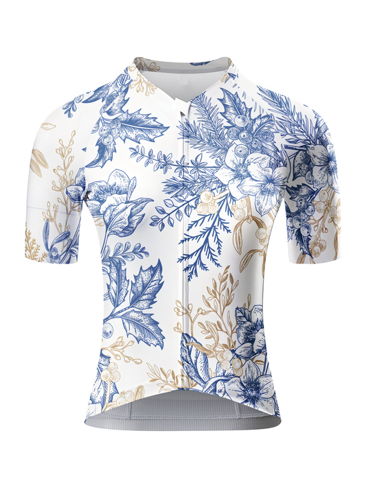 ROCKBROS Women's "Winter Willow" Sketch Botanical Pro Aero Jersey