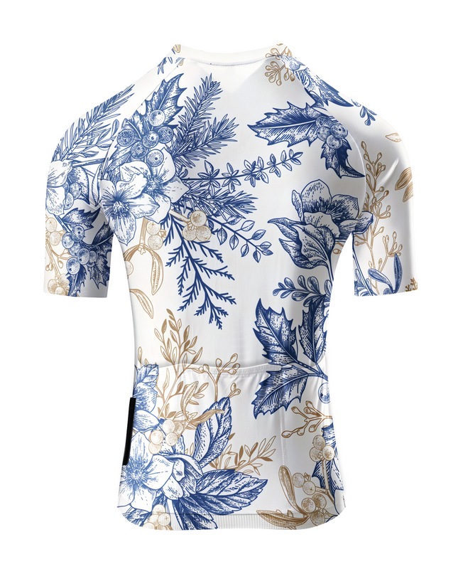 ROCKBROS Women's "Winter Willow" Sketch Botanical Pro Aero Jersey