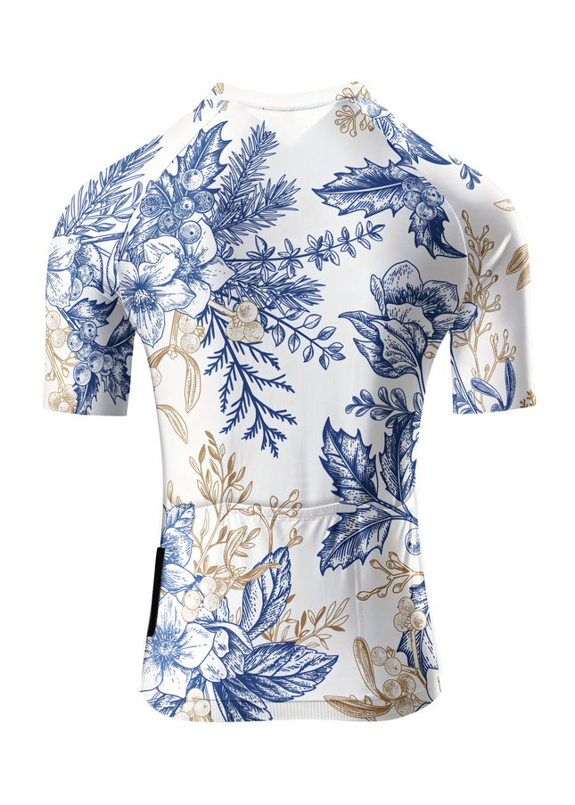 ROCKBROS Women's "Winter Willow" Sketch Botanical Pro Aero Jersey
