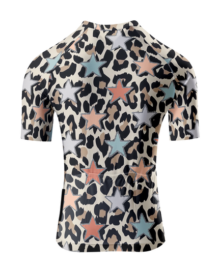 ROCKBROS Women's "Stellar Wildfire" All-Weather Glitter-Star Pro Aero Jersey