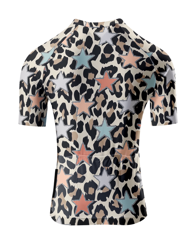ROCKBROS Women's "Stellar Wildfire" All-Weather Glitter-Star Pro Aero Jersey