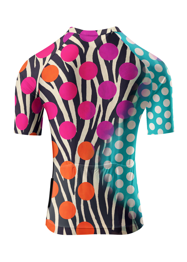 ROCKBROS Women's "Dreamy Hybrid" All-Weather Pop-Art Zebra Pro Aero Jersey