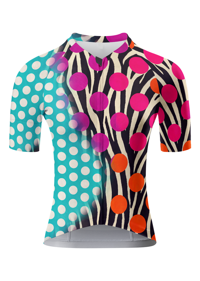 ROCKBROS Women's "Dreamy Hybrid" All-Weather Pop-Art Zebra Pro Aero Jersey