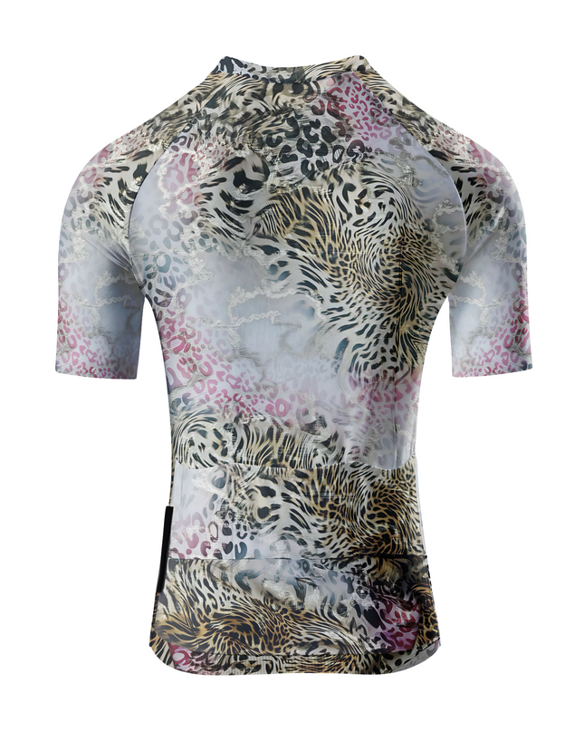 ROCKBROS Women's "Lithic Wild" All-Weather Marble-Animal Fusion Jersey