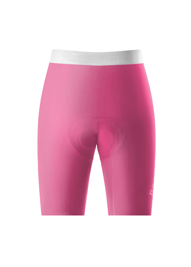 ROCKBROS Women's Neon Condense Solid Electric Pink Pro Aero Cycling Shorts