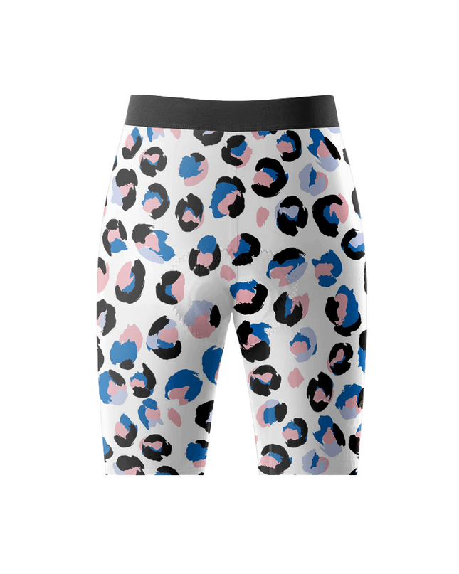 ROCKBROS Women's Tricolor Pulse All-Weather Artistic Camo-Leopard Shorts