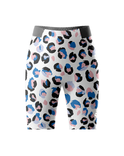 ROCKBROS Women's Tricolor Pulse All-Weather Artistic Camo-Leopard Shorts