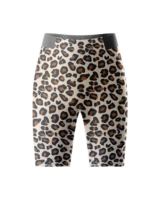 ROCKBROS Women's Earth Safari All-Weather Classic Sand-Leopard Pro Shorts