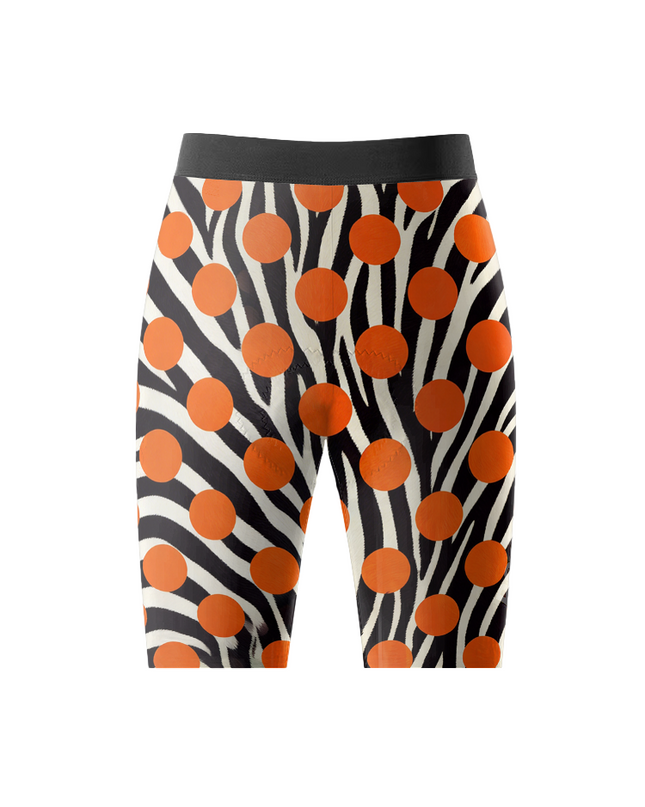 ROCKBROS Women's Sunset Stripe All-Weather Bold Dot-Zebra Pro Bibs