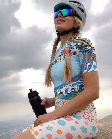 ROCKBROS Women's Venice Beach Music Cycling Jersey