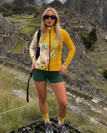 Golden Botanical Garden Windproof Jacket