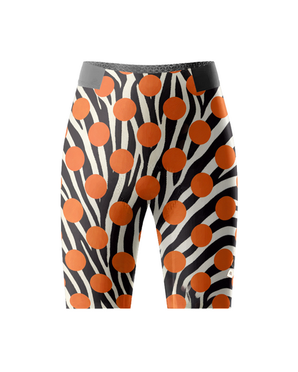 ROCKBROS Women's Sunset Stripe All-Weather Bold Dot-Zebra Pro Bibs