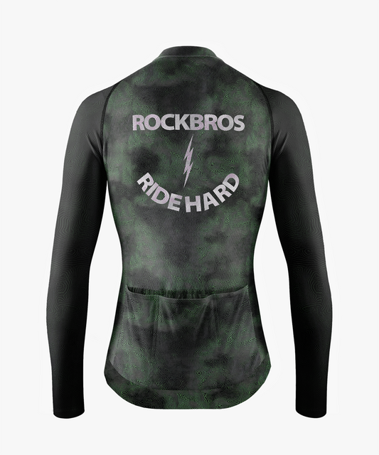 RockBros Men’s Thunder Raindrop Cycling Jersey