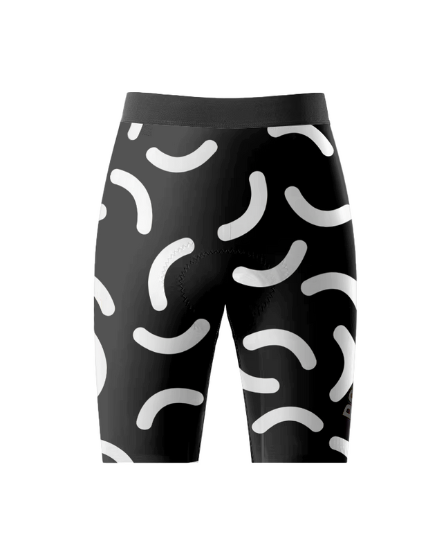 ROCKBROS Women's Blue Leopard & Geometric Circle Asymmetrical Aero Jersey