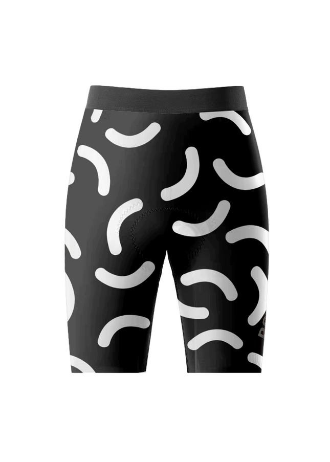 ROCKBROS Women's Blue Leopard & Geometric Circle Asymmetrical Aero Jersey