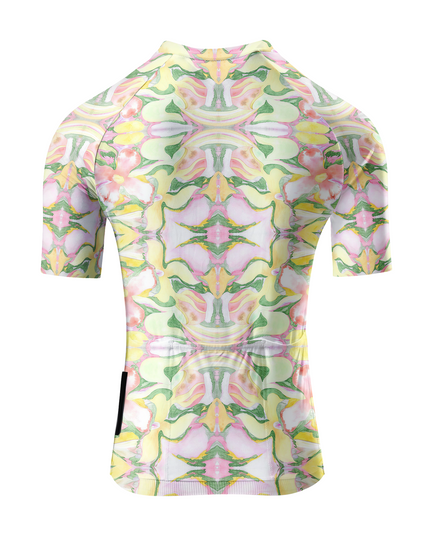 ROCKBROS Women's Floral Symmetry All-Weather Watercolor Art Pro Jersey