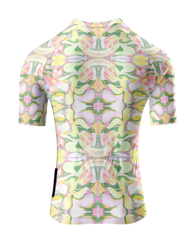 ROCKBROS Women's Floral Symmetry All-Weather Watercolor Art Pro Jersey