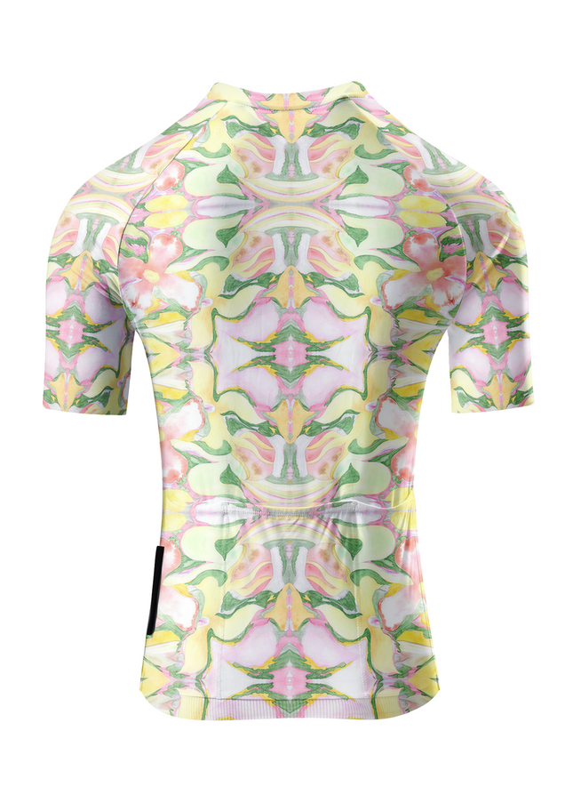 ROCKBROS Women's Floral Symmetry All-Weather Watercolor Art Pro Jersey