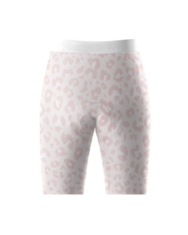 ROCKBROS Women's Pink Mirage All-Weather Asymmetrical Animal-Print Jersey