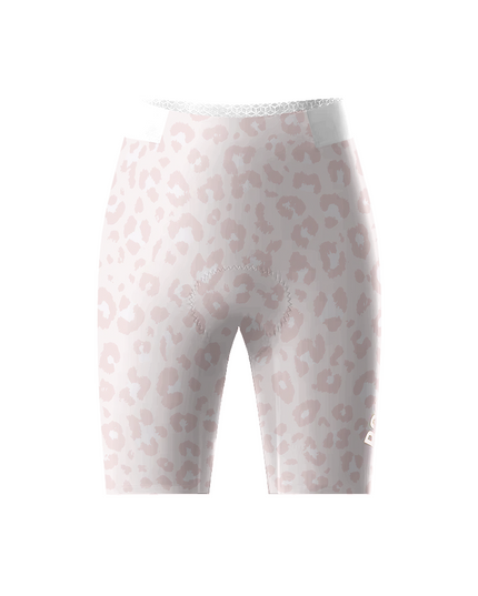ROCKBROS Women's Pink Mirage All-Weather Asymmetrical Animal-Print Jersey