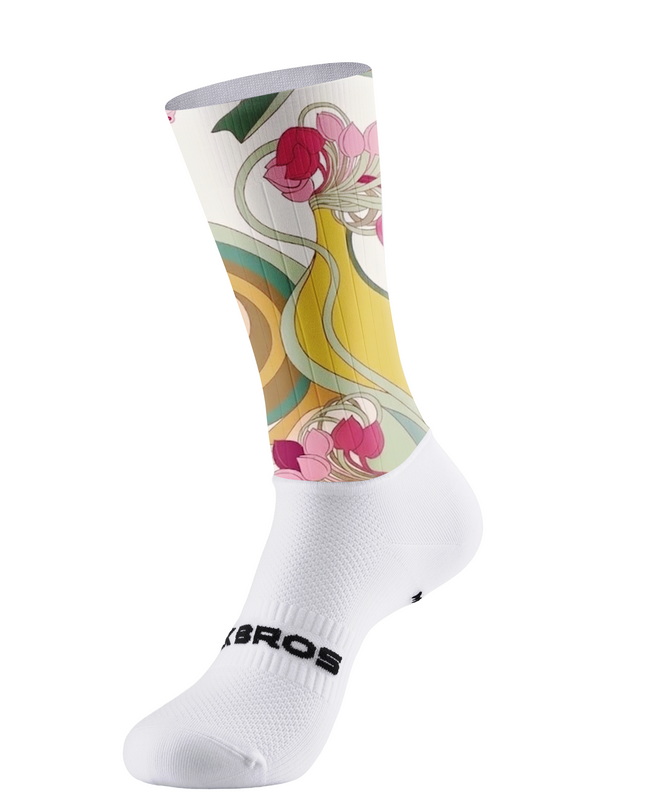 ROCKBROS Women's Art Nouveau Floral Cycling Set