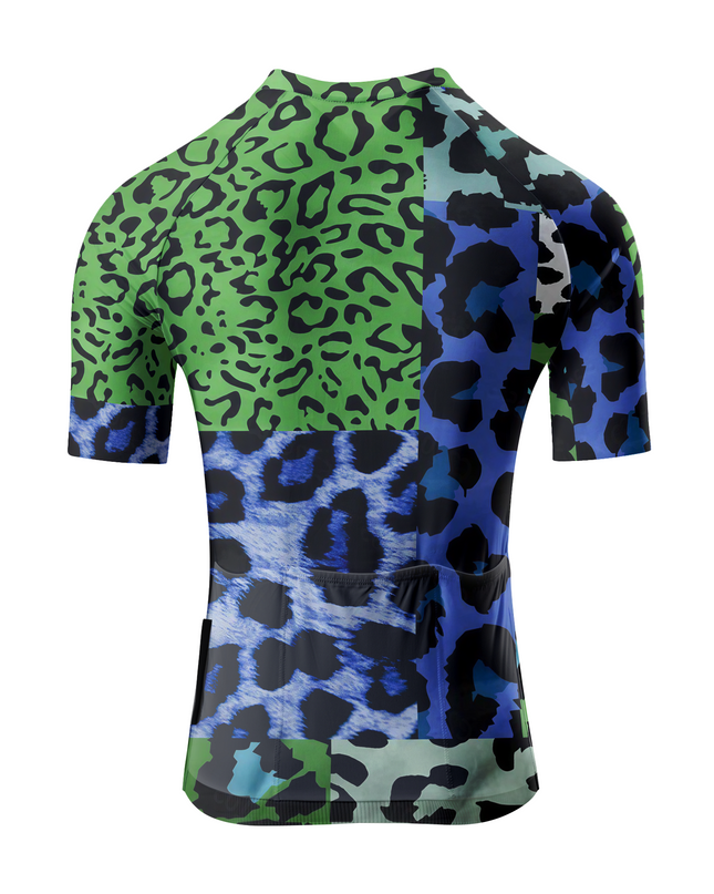 ROCKBROS Women's Neon Safari All-Weather Asymmetrical Patchwork Pro Jersey