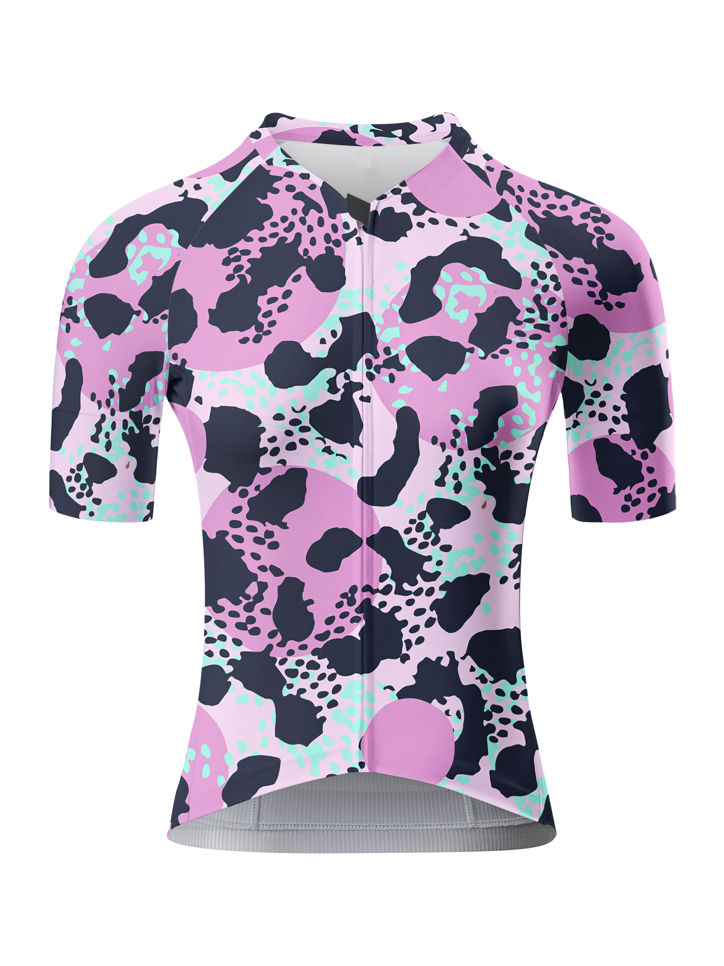 ROCKBROS Women's Pastel Panther All-Weather Artistic Abstract Leopard Jersey