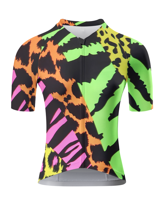 ROCKBROS Women's Cyber Safari All-Weather High-Impact Neon Pro Jersey