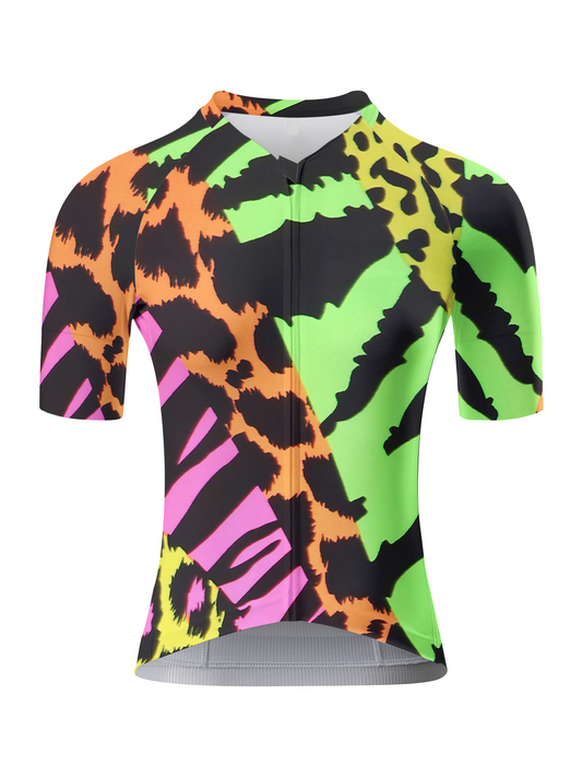ROCKBROS Women's Cyber Safari All-Weather High-Impact Neon Pro Jersey