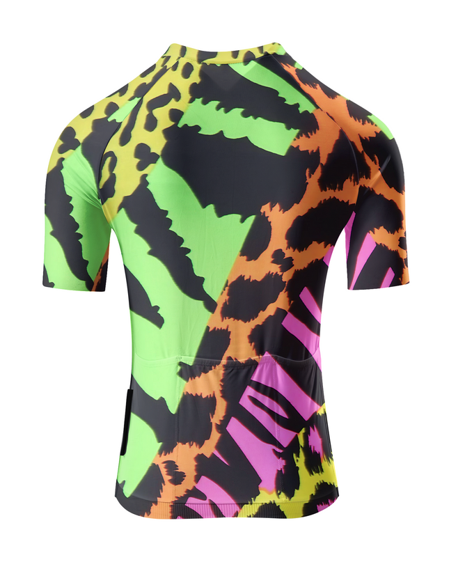 ROCKBROS Women's Cyber Safari All-Weather High-Impact Neon Pro Jersey