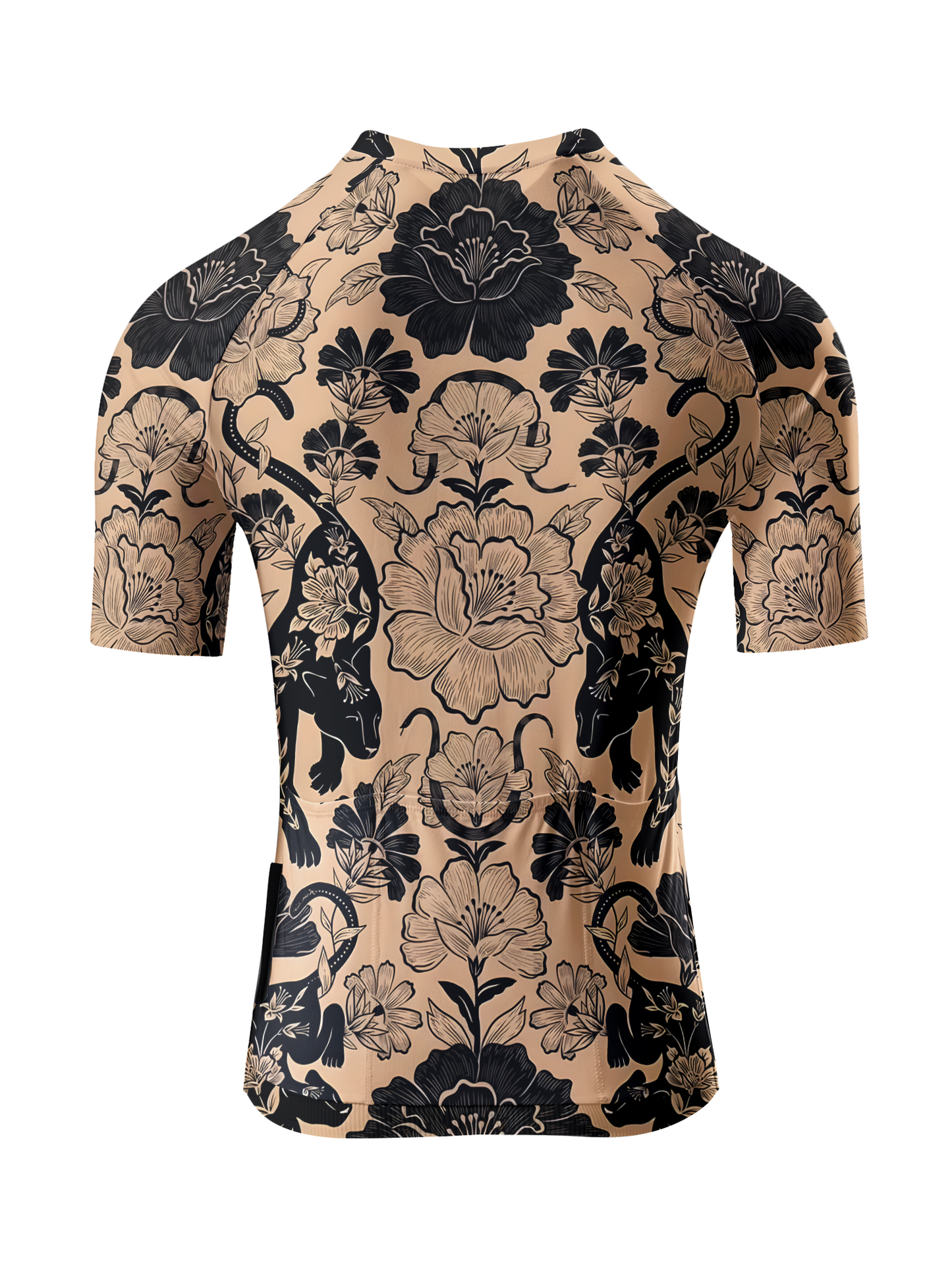 ROCKBROS Women's Panther-Floral Vintage All-Weather Pro Aero Jersey