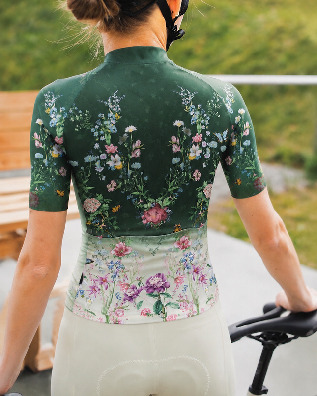 ROCKBROS Emerald Forest Floral Cycling Socks